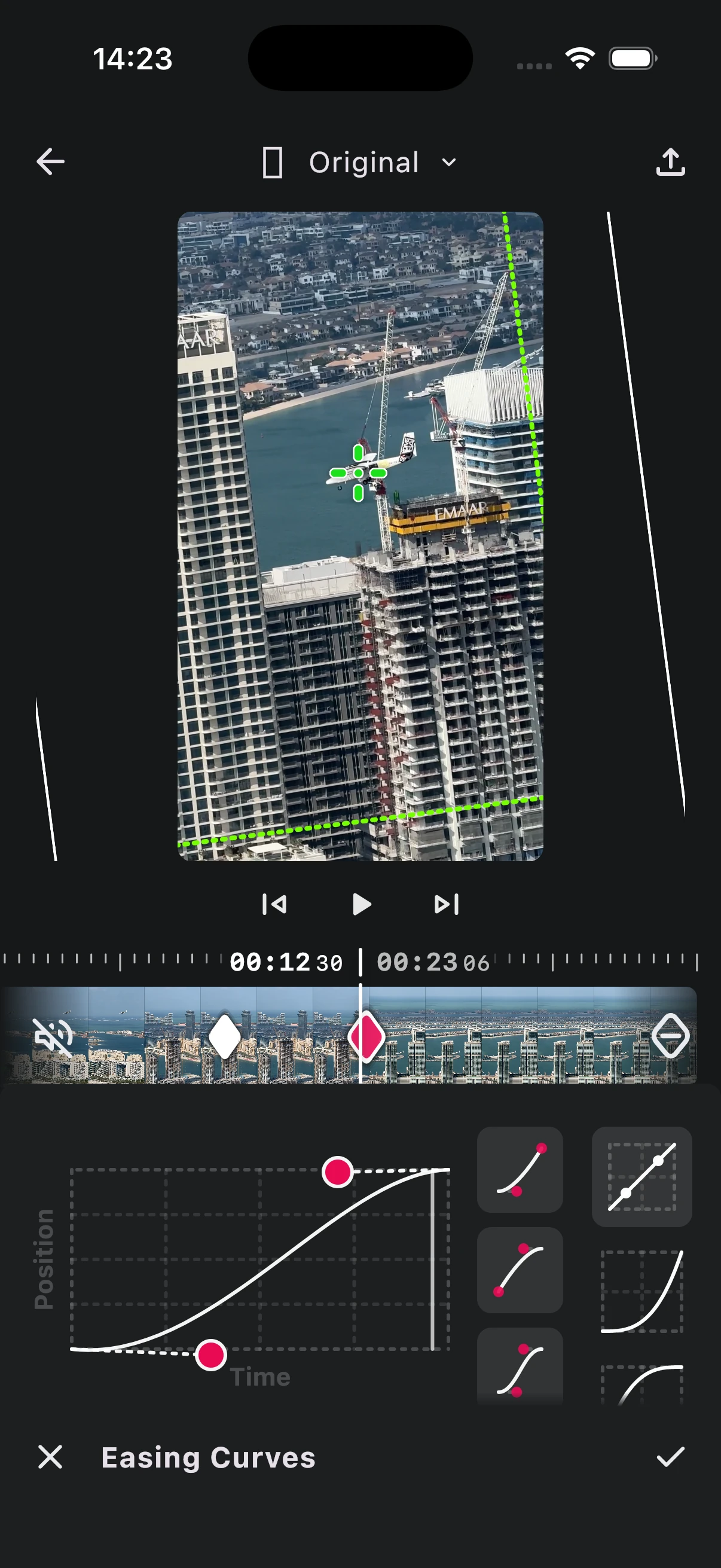 Smooth keyframe animation screenshot
